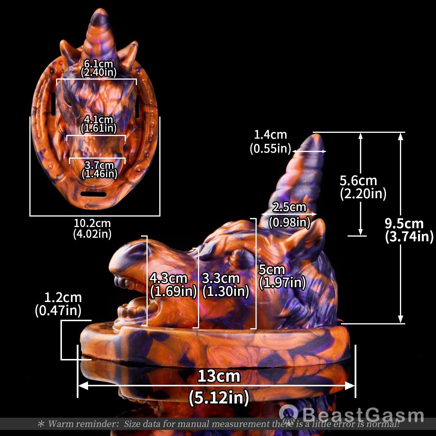 🦄 BeastGasm Rex Valor Wearable Grinding Sex Toy - BeastGasm