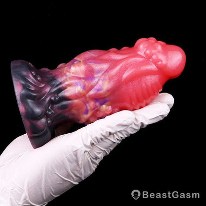 BeastGasm Spiral Fantasy Anal Plug – Segmented Deep Insertion Toy - BeastGasm