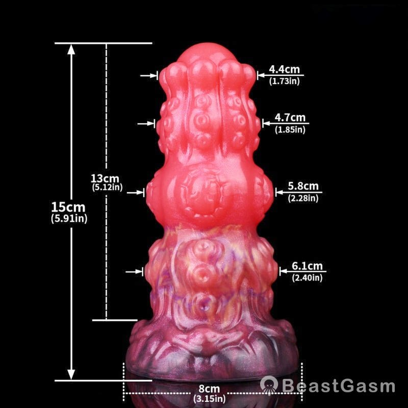BeastGasm Spiral Tentacle Butt Plug – Suction Cup Fantasy Dildo - BeastGasm