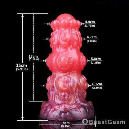 BeastGasm Spiral Tentacle Butt Plug – Suction Cup Fantasy Dildo - BeastGasm
