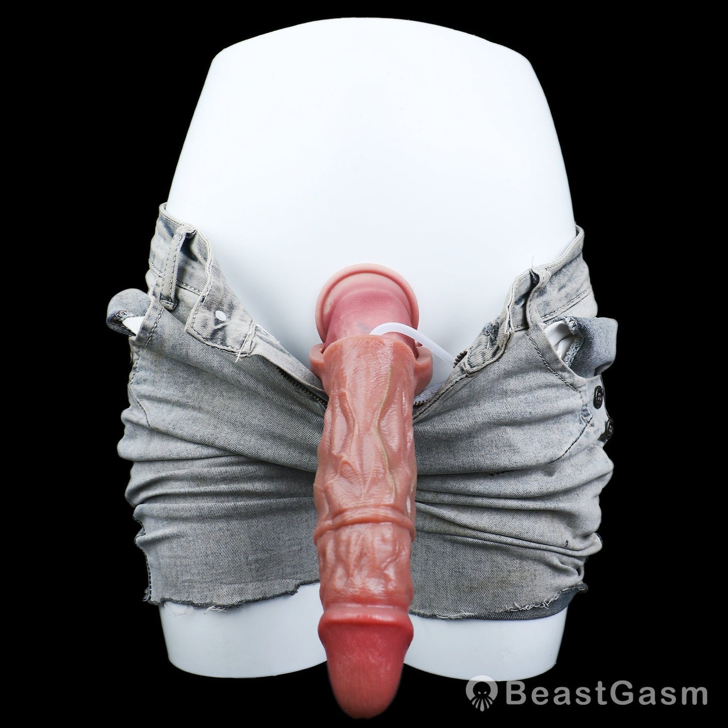 🐴 BeastGasm Titan Squirting Lifelike Penis Sleeve - BeastGasm