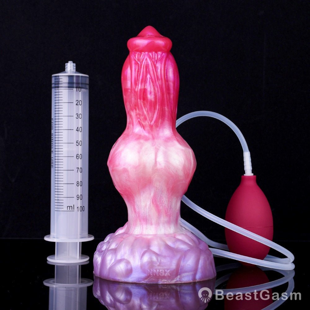 BeastGasm Turuk – Squirting Knot Dildo for Deep Stretch Play - BeastGasm