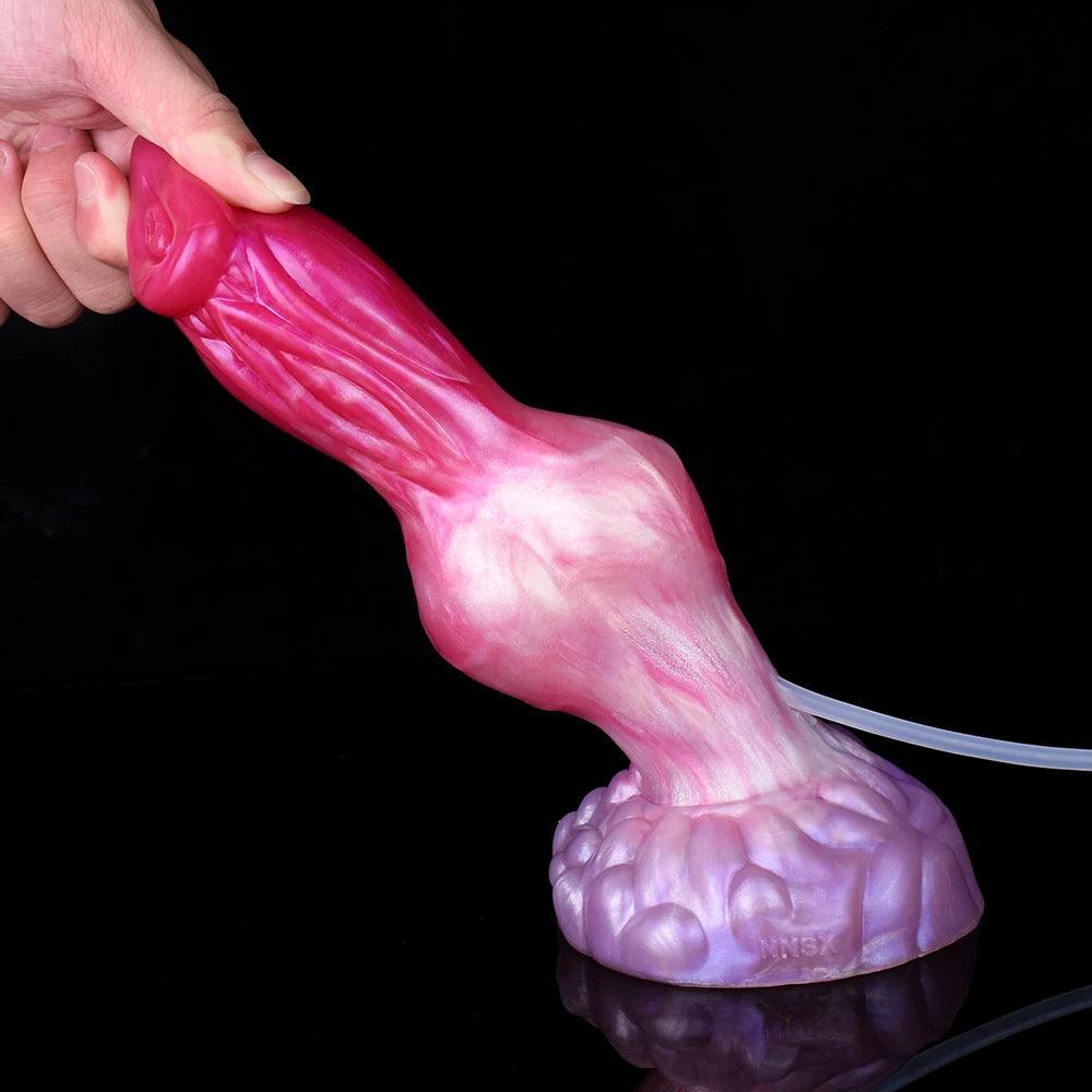 BeastGasm Turuk – Squirting Knot Dildo for Deep Stretch Play - BeastGasm