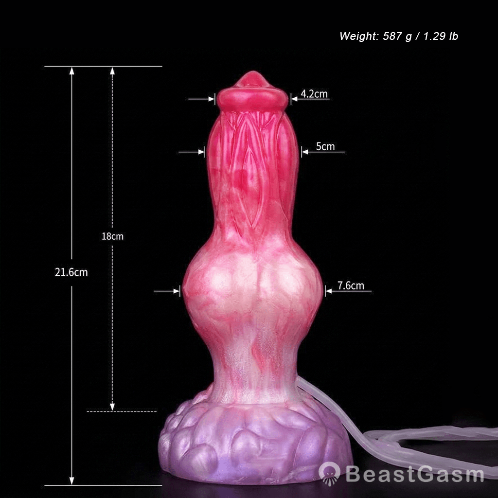 BeastGasm Turuk – Squirting Knot Dildo for Deep Stretch Play - BeastGasm