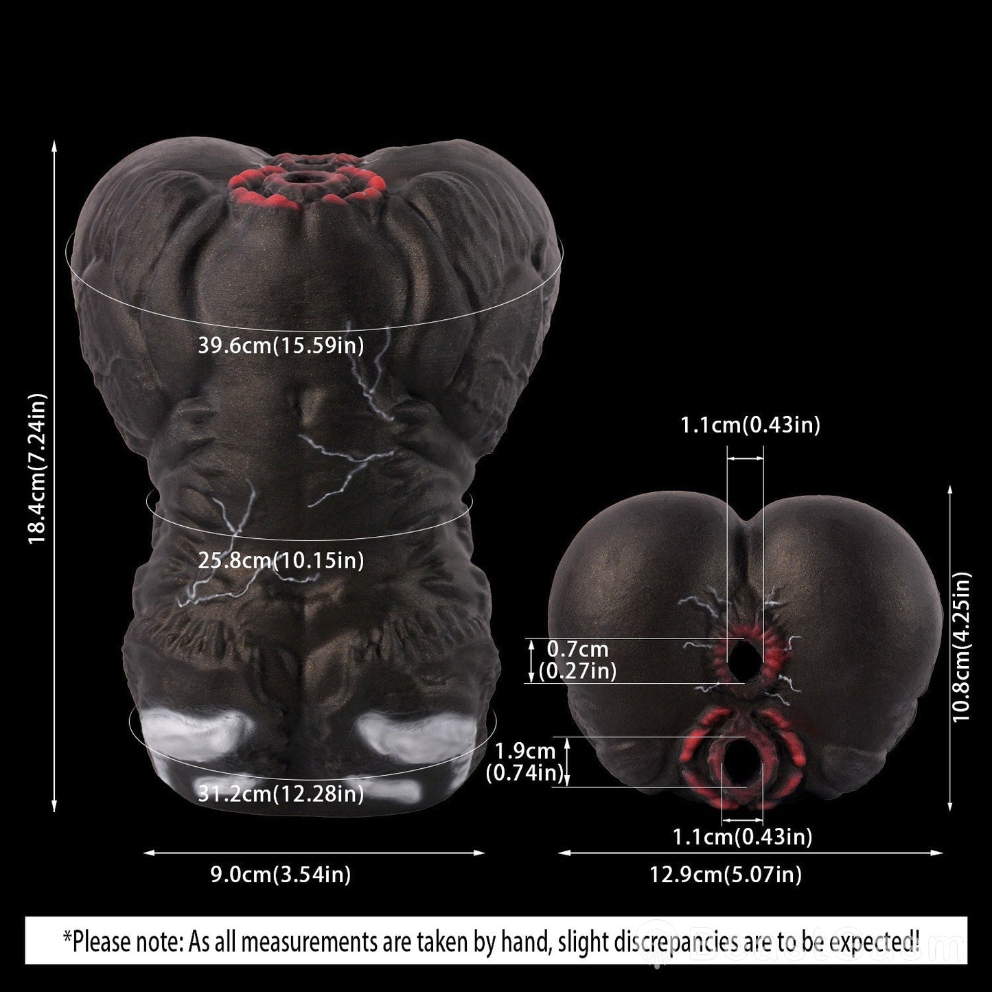 🦠 BeastGasm Variant Virus Alien Torso Fantasy Pocket Pussy - BeastGasm