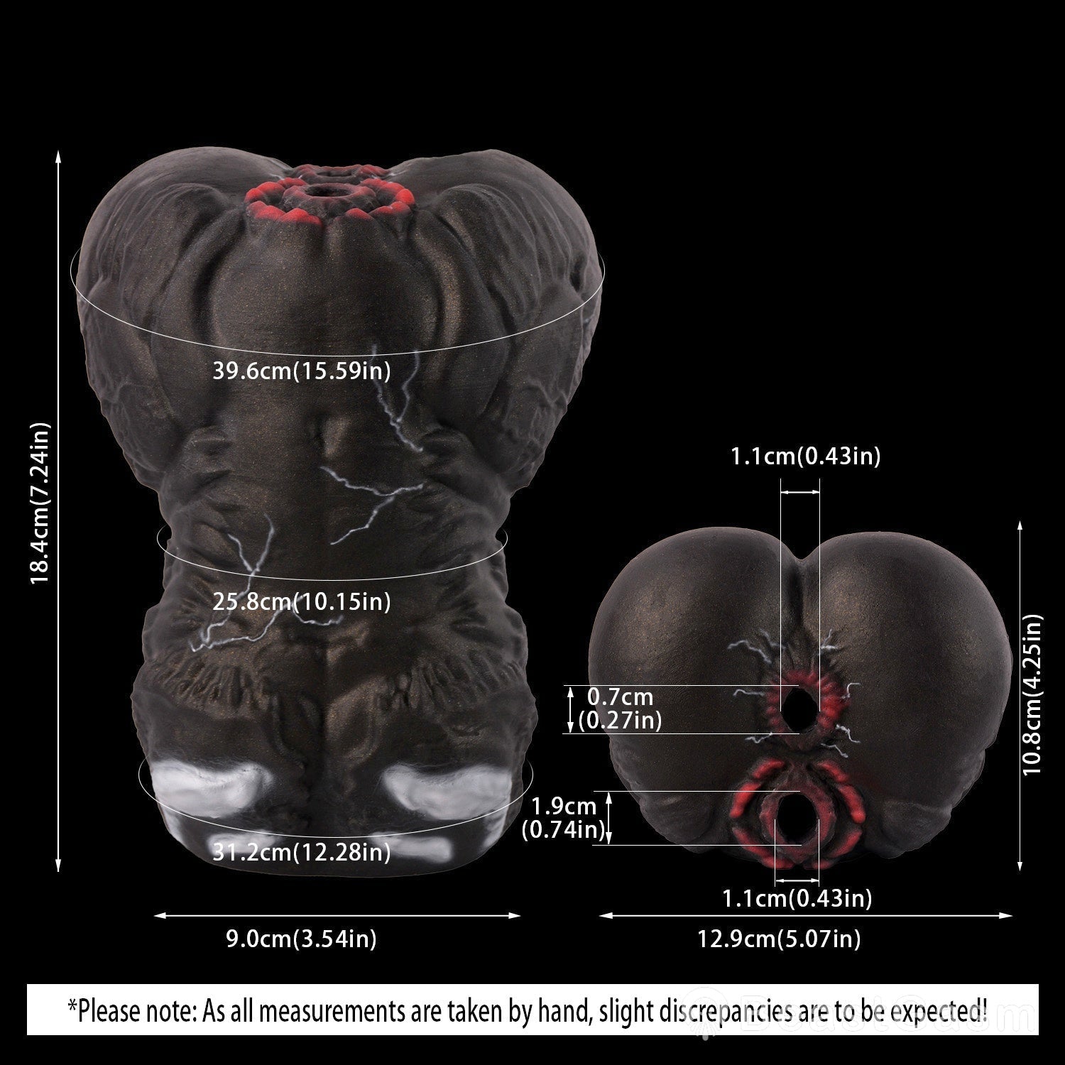 🦠 BeastGasm Variant Virus Alien Torso Fantasy Pocket Pussy - BeastGasm