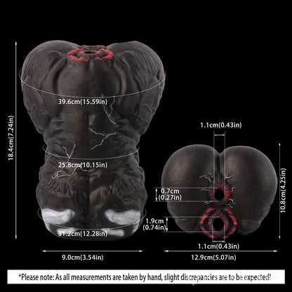 🦠 BeastGasm Variant Virus Alien Torso Fantasy Pocket Pussy - BeastGasm