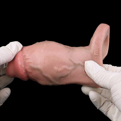 Titan Grip Penis Sleeve 🦇 Soft Silicone, Big Glans Thrills