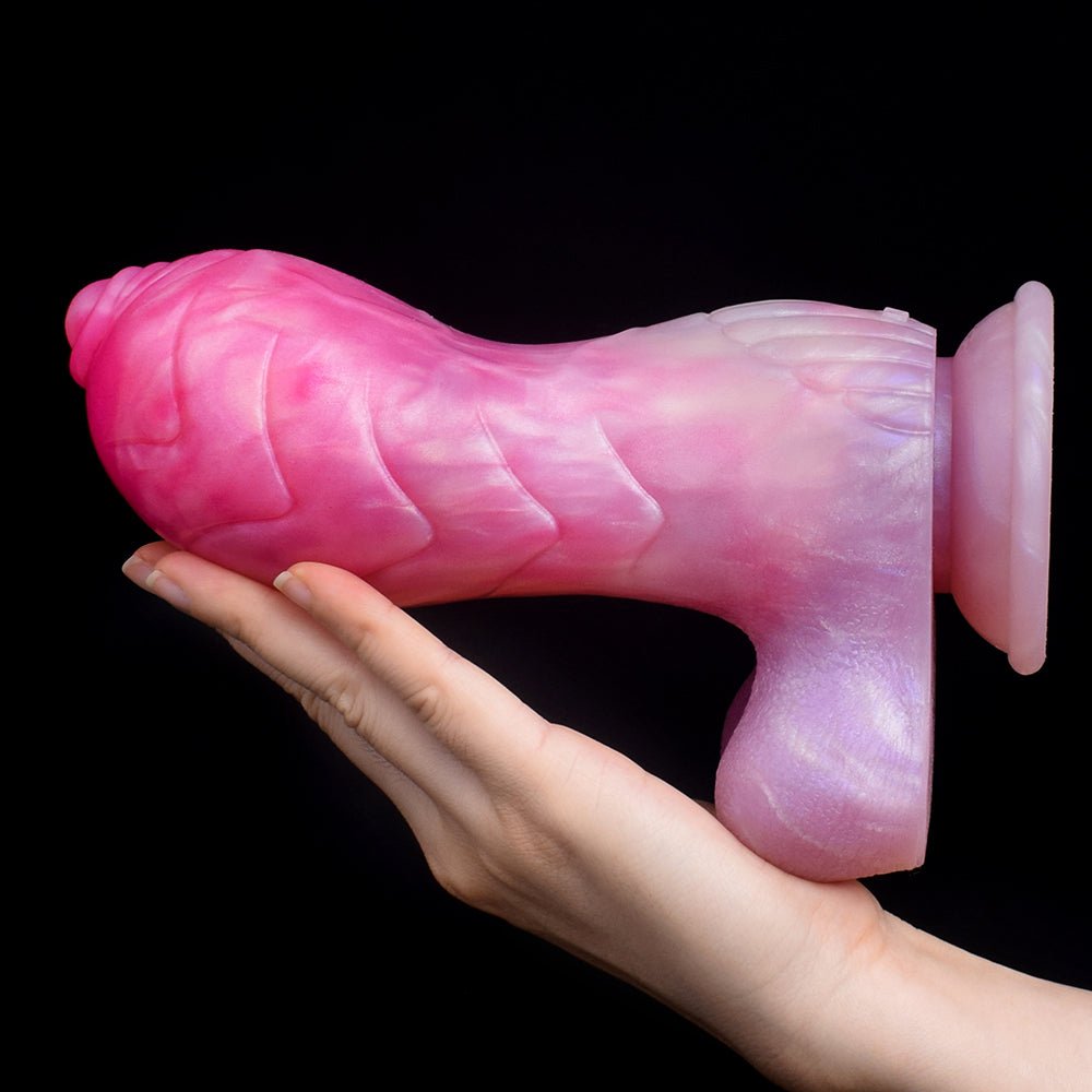 🦄 Bella 7.3” Fantasy Unicorn Dildo – Suction Cup, Silicone, Waterproof - BeastGasm