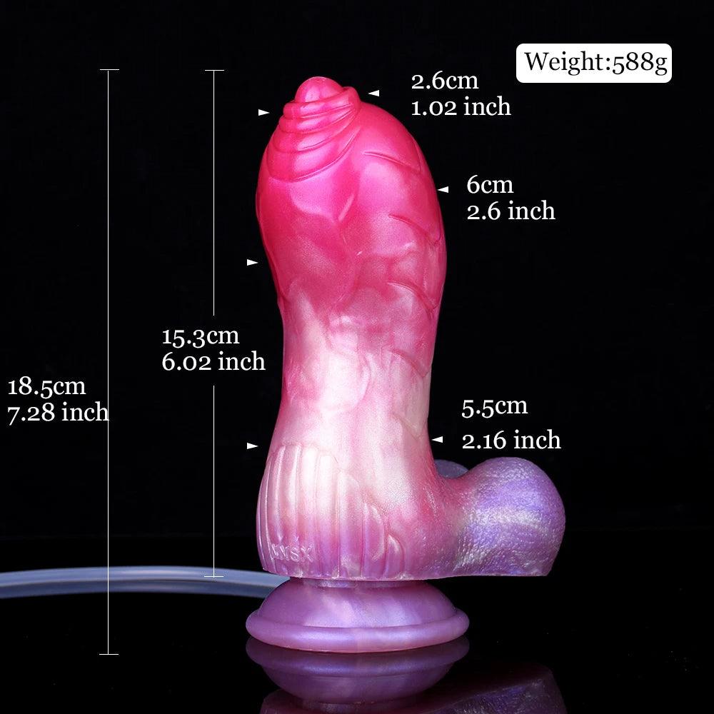 🦄 Bella Unicorn Squirting Dildo – Magical Fantasy Pleasure Toy - BeastGasm