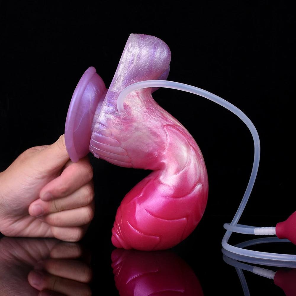🦄 Bella Unicorn Squirting Dildo – Magical Fantasy Pleasure Toy - BeastGasm