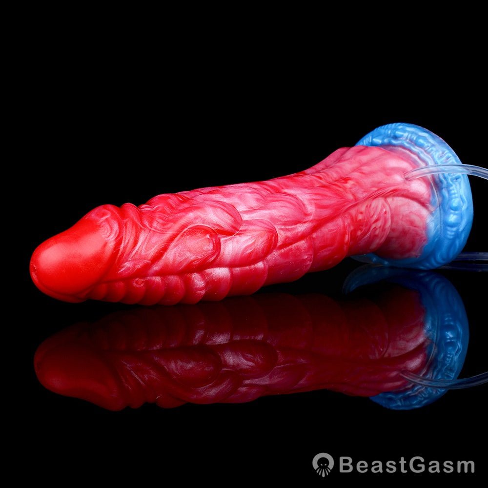 Black Dragon Inflatable Dildo – Squirting Fantasy Toy by BeastGasm - BeastGasm