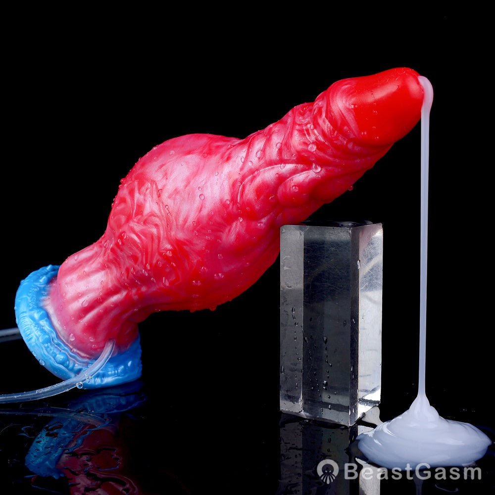 Black Dragon Inflatable Dildo – Squirting Fantasy Toy by BeastGasm - BeastGasm