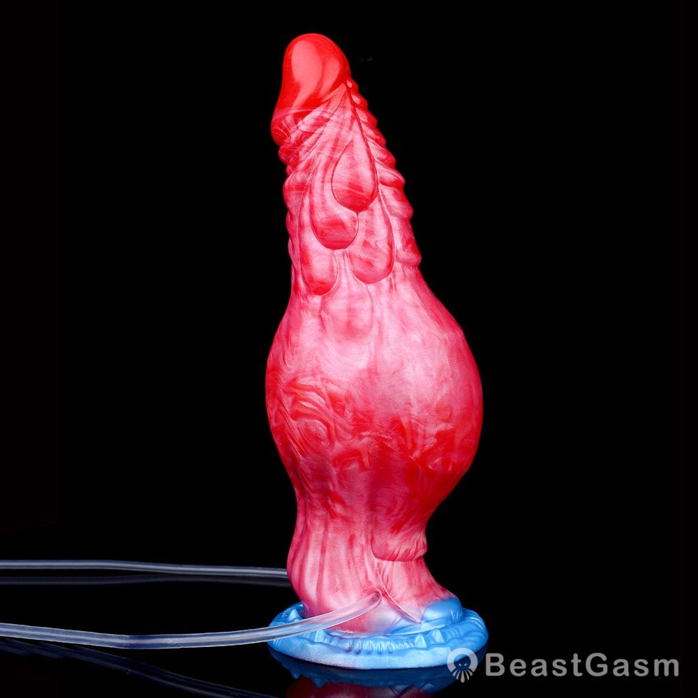 Black Dragon Inflatable Dildo – Squirting Fantasy Toy by BeastGasm - BeastGasm