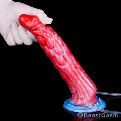 Black Dragon Inflatable Dildo – Squirting Fantasy Toy by BeastGasm - BeastGasm