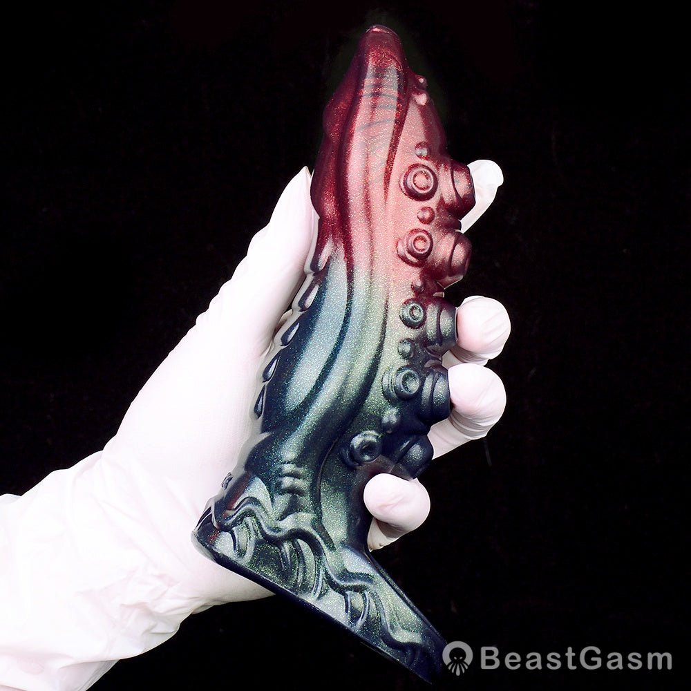 Black Knight Monster Penis Sleeve – Fantasy Spiked Cocksleeve 🏴‍☠️🔥 - BeastGasm