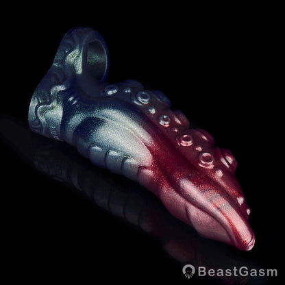 Black Knight Monster Penis Sleeve – Fantasy Spiked Cocksleeve 🏴‍☠️🔥 - BeastGasm