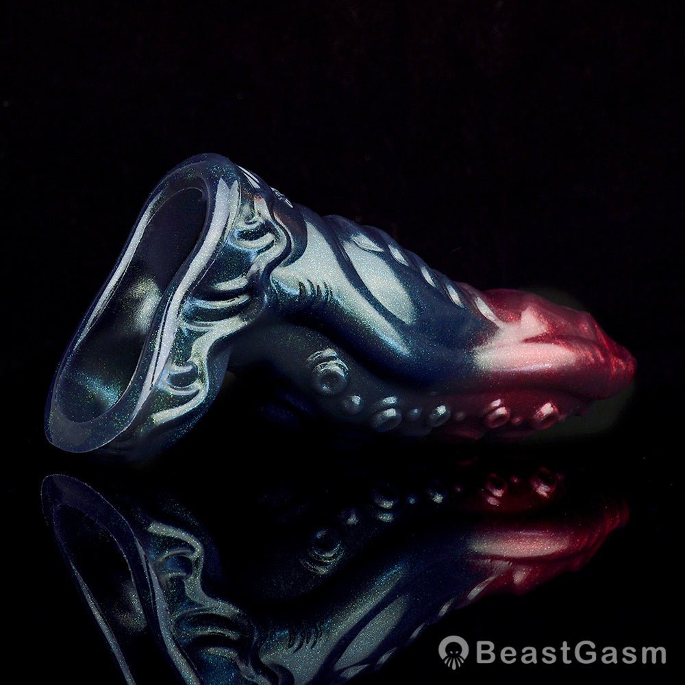 Black Knight Monster Penis Sleeve – Fantasy Spiked Cocksleeve 🏴‍☠️🔥 - BeastGasm