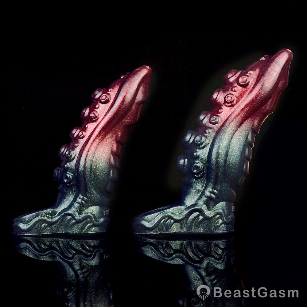 Black Knight Monster Penis Sleeve – Fantasy Spiked Cocksleeve 🏴‍☠️🔥 - BeastGasm