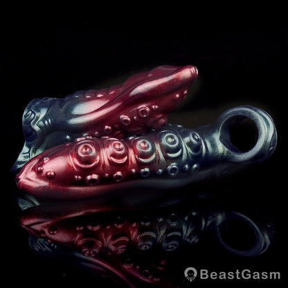 Black Knight Monster Penis Sleeve – Fantasy Spiked Cocksleeve 🏴‍☠️🔥 - BeastGasm