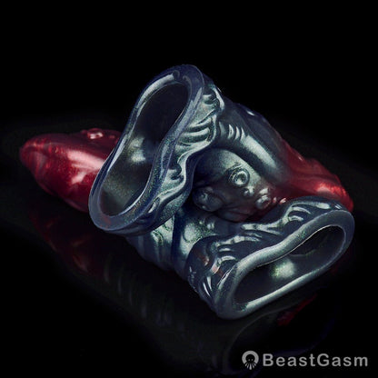 Black Knight Monster Penis Sleeve – Fantasy Spiked Cocksleeve 🏴‍☠️🔥 - BeastGasm