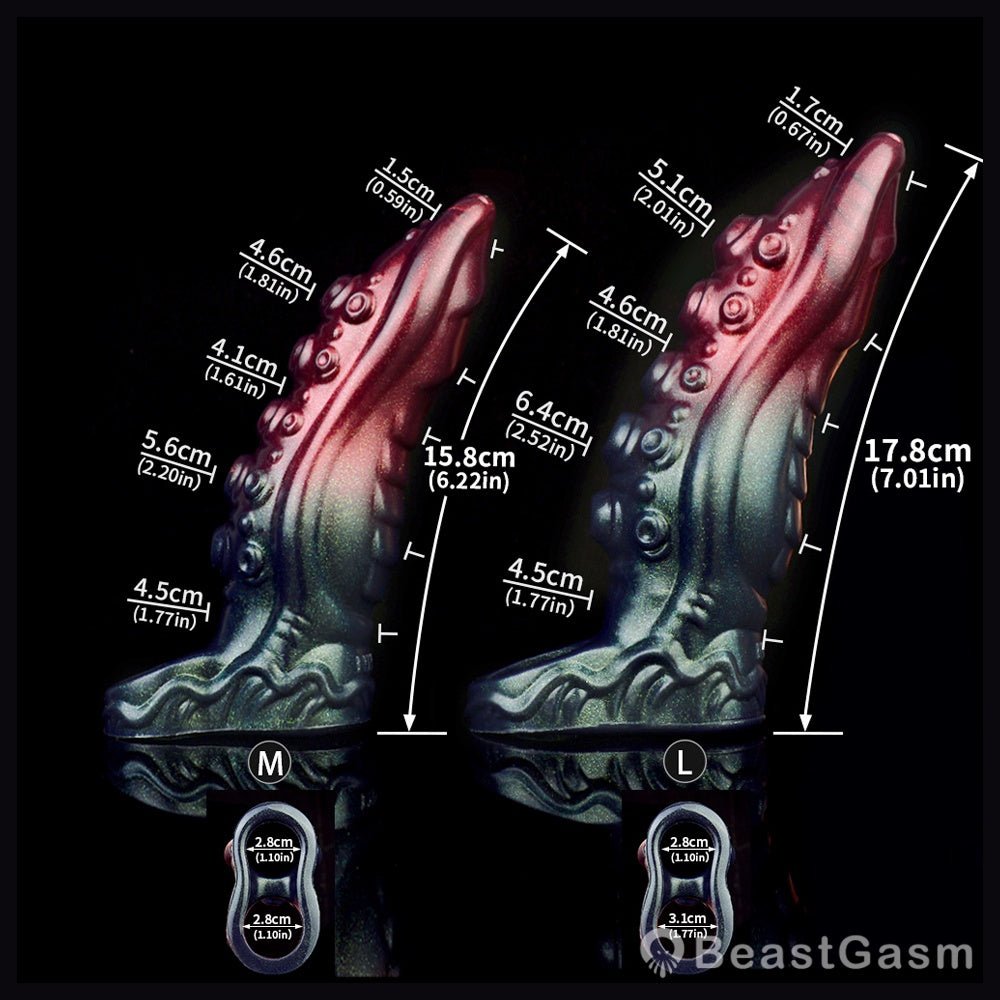 Black Knight Monster Penis Sleeve – Fantasy Spiked Cocksleeve 🏴‍☠️🔥 - BeastGasm