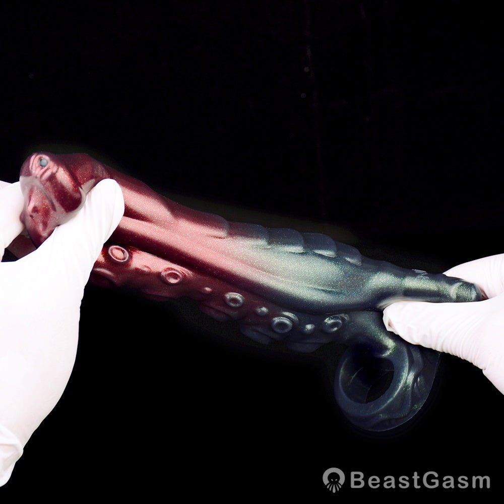 Black Knight Monster Penis Sleeve – Fantasy Spiked Cocksleeve 🏴‍☠️🔥 - BeastGasm