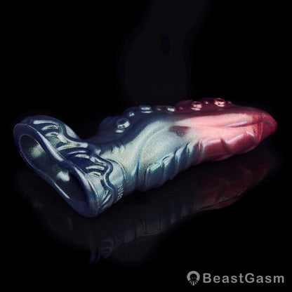 Black Knight Monster Penis Sleeve – Fantasy Spiked Cocksleeve 🏴‍☠️🔥 - BeastGasm