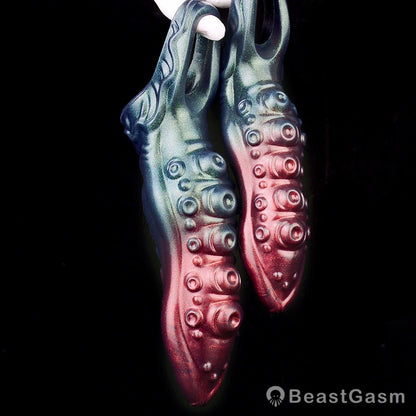 Black Knight Monster Penis Sleeve – Fantasy Spiked Cocksleeve 🏴‍☠️🔥 - BeastGasm