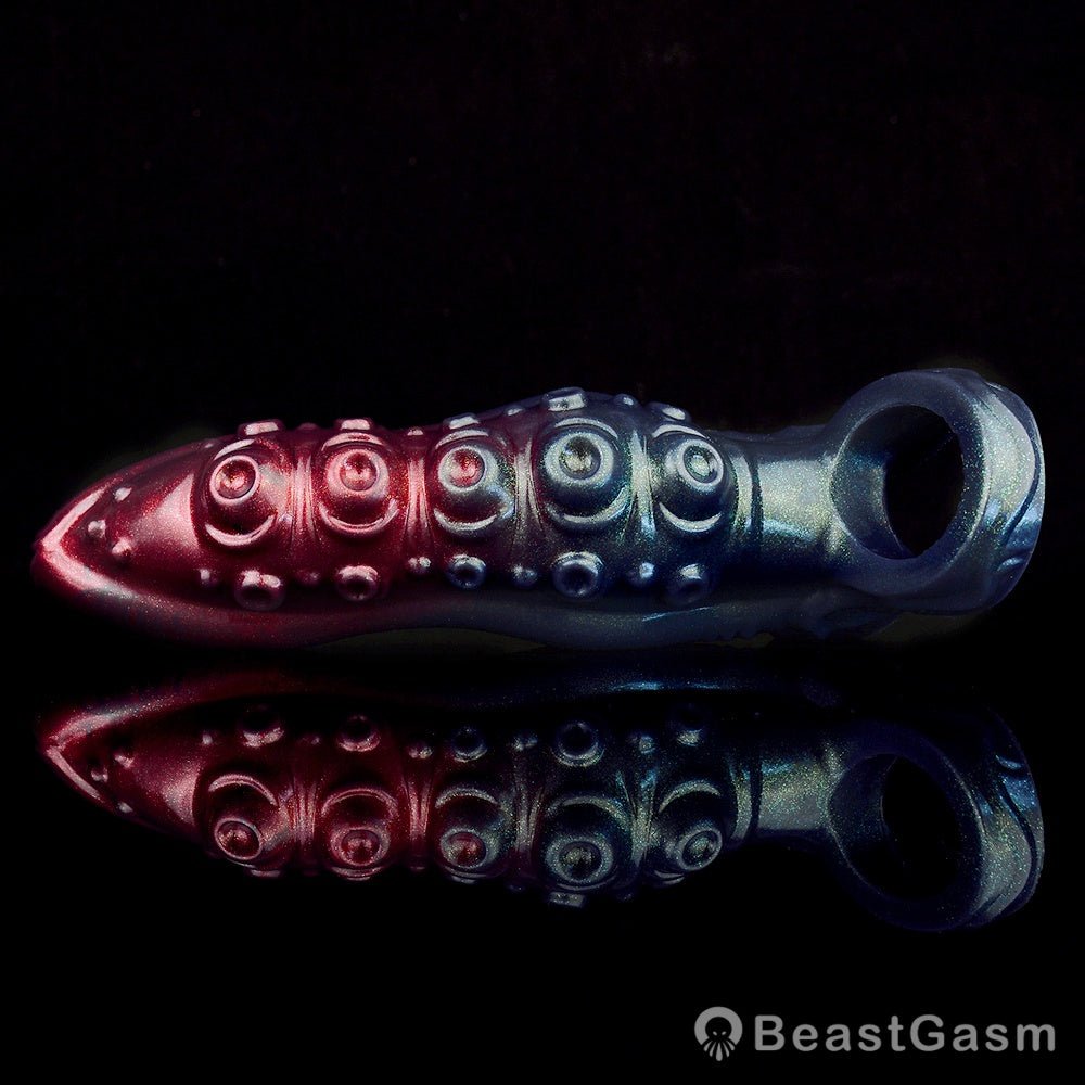 Black Knight Monster Penis Sleeve – Fantasy Spiked Cocksleeve 🏴‍☠️🔥 - BeastGasm