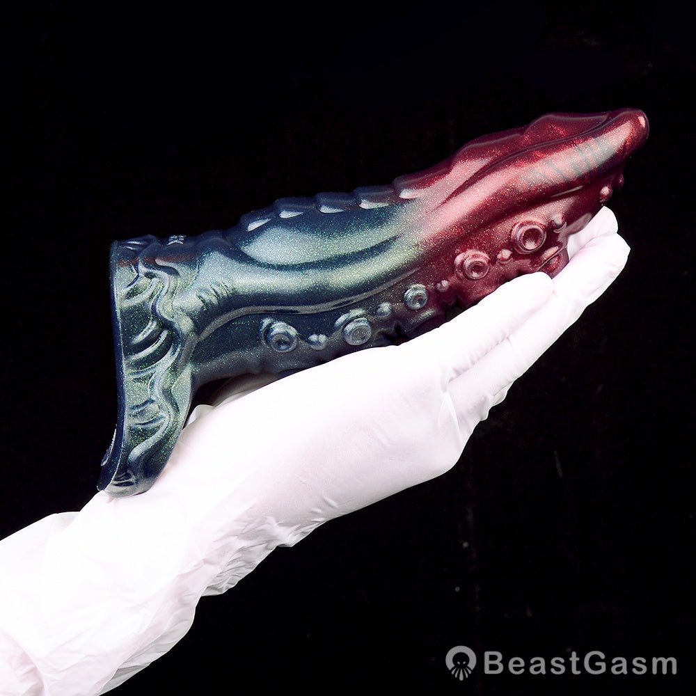 Black Knight Monster Penis Sleeve – Fantasy Spiked Cocksleeve 🏴‍☠️🔥 - BeastGasm
