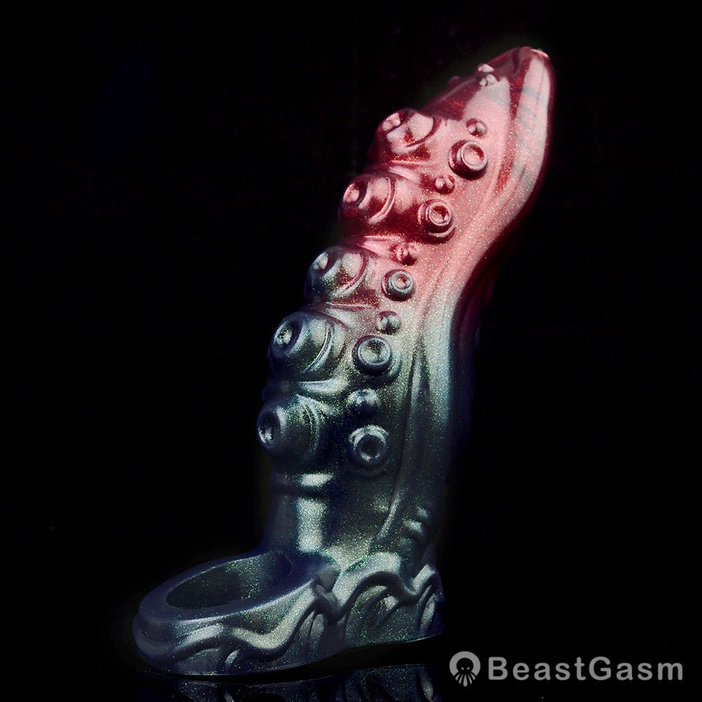 Black Knight Monster Penis Sleeve – Fantasy Spiked Cocksleeve 🏴‍☠️🔥 - BeastGasm