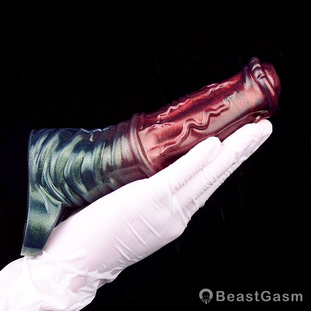 Black Samurai Ninja Penis Sleeve – Fantasy Silicone Extender for Men 🖤⚔️ - BeastGasm