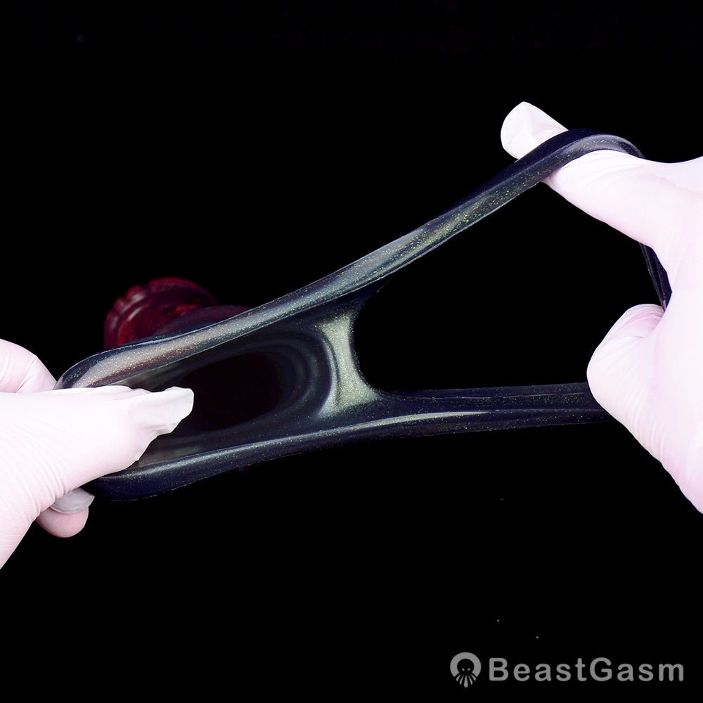 Black Samurai Ninja Penis Sleeve – Fantasy Silicone Extender for Men 🖤⚔️ - BeastGasm