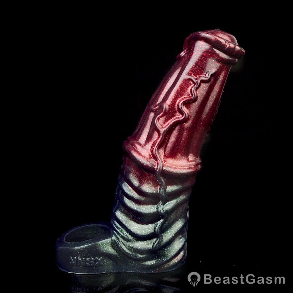Black Samurai Ninja Penis Sleeve – Fantasy Silicone Extender for Men 🖤⚔️ - BeastGasm