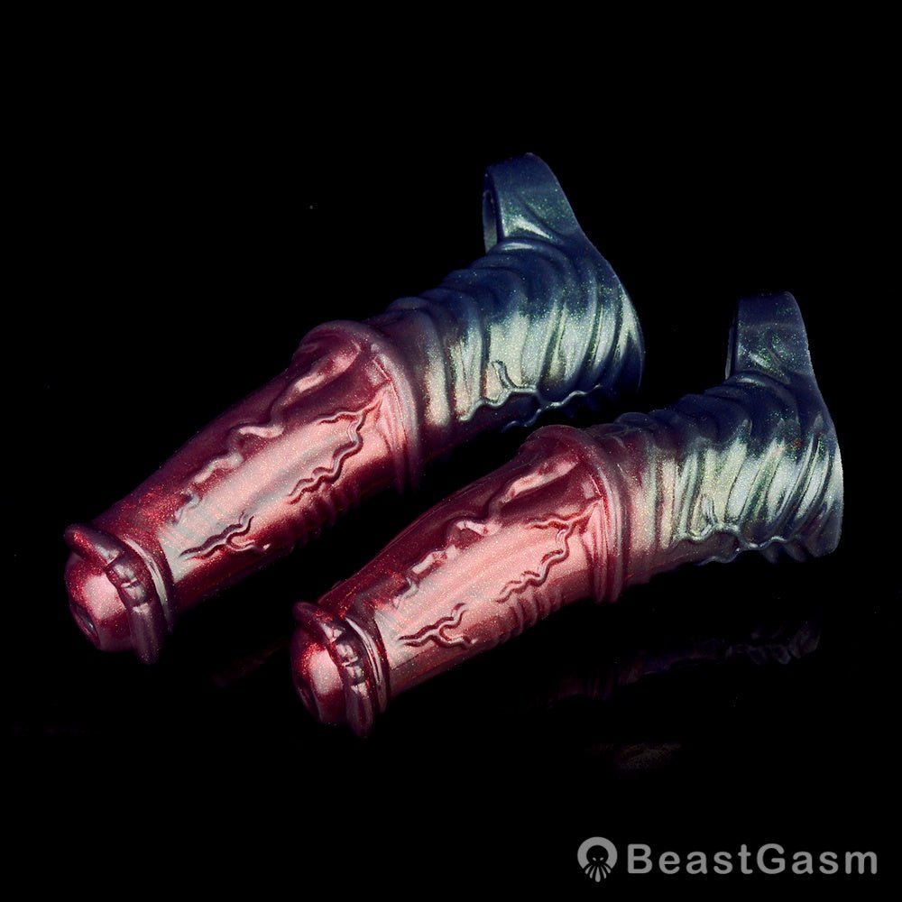 Black Samurai Ninja Penis Sleeve – Fantasy Silicone Extender for Men 🖤⚔️ - BeastGasm