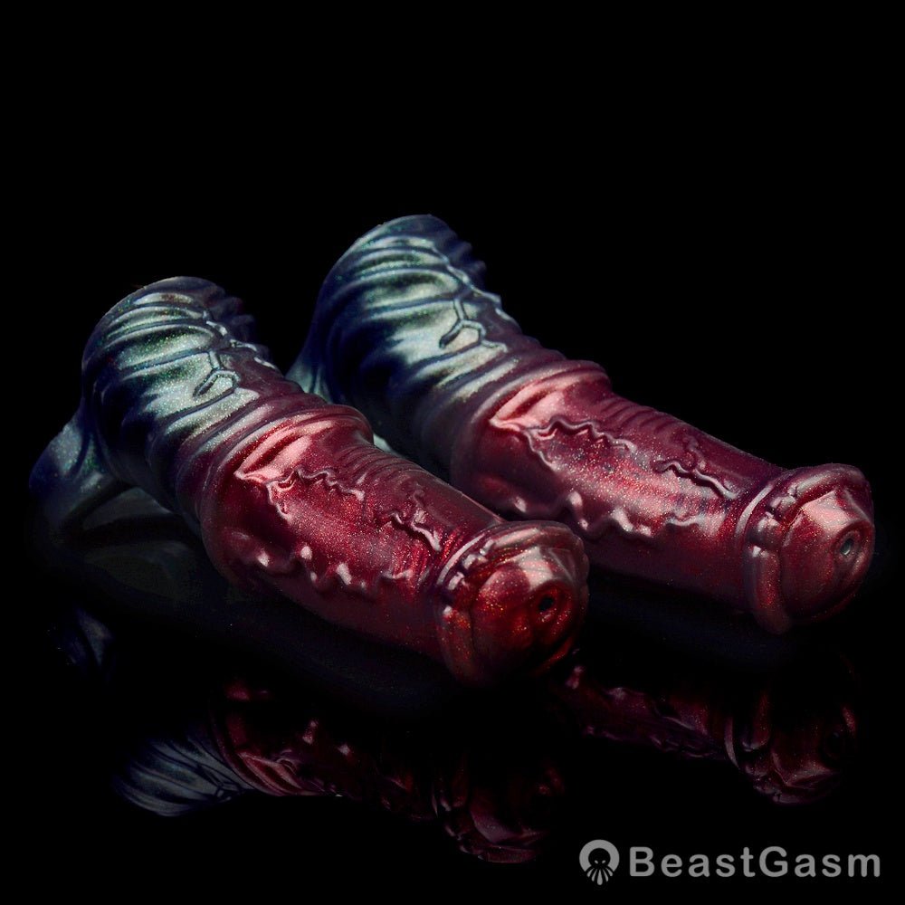 Black Samurai Ninja Penis Sleeve – Fantasy Silicone Extender for Men 🖤⚔️ - BeastGasm