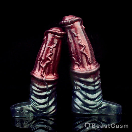 Black Samurai Ninja Penis Sleeve – Fantasy Silicone Extender for Men 🖤⚔️ - BeastGasm