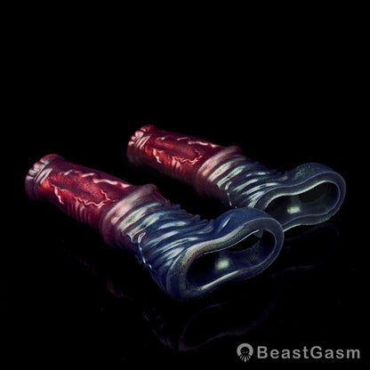 Black Samurai Ninja Penis Sleeve – Fantasy Silicone Extender for Men 🖤⚔️ - BeastGasm