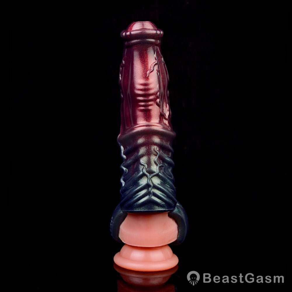 Black Samurai Ninja Penis Sleeve – Fantasy Silicone Extender for Men 🖤⚔️ - BeastGasm