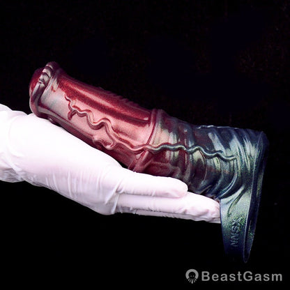 Black Samurai Ninja Penis Sleeve – Fantasy Silicone Extender for Men 🖤⚔️ - BeastGasm