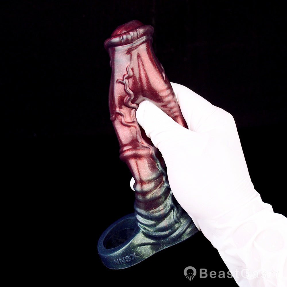 Black Samurai Ninja Penis Sleeve – Fantasy Silicone Extender for Men 🖤⚔️ - BeastGasm