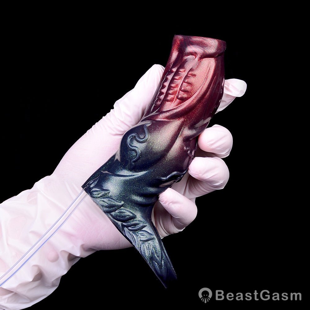 🖤 Black Samurai: Squirting Fantasy Cocksleeve - BeastGasm