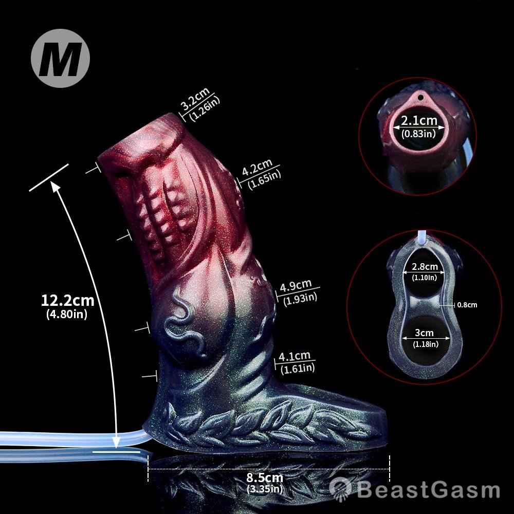🖤 Black Samurai: Squirting Fantasy Cocksleeve - BeastGasm