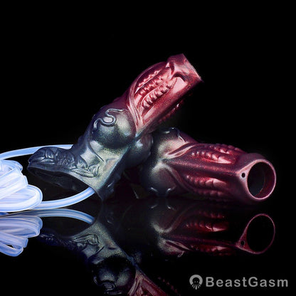 🖤 Black Samurai: Squirting Fantasy Cocksleeve - BeastGasm
