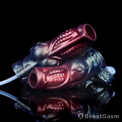 🖤 Black Samurai: Squirting Fantasy Cocksleeve - BeastGasm
