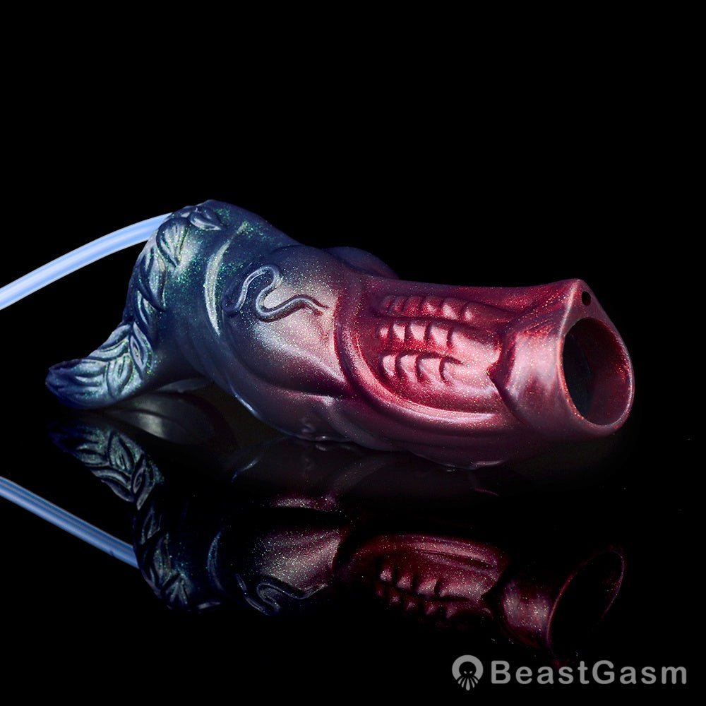 🖤 Black Samurai: Squirting Fantasy Cocksleeve - BeastGasm
