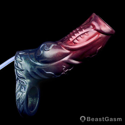 🖤 Black Samurai: Squirting Fantasy Cocksleeve - BeastGasm