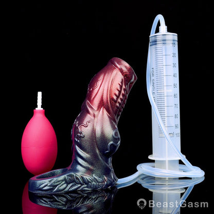 🖤 Black Samurai: Squirting Fantasy Cocksleeve - BeastGasm