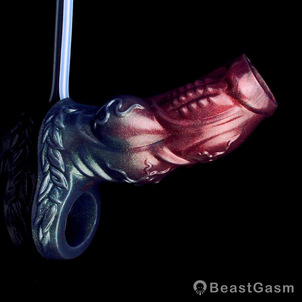 🖤 Black Samurai: Squirting Fantasy Cocksleeve - BeastGasm